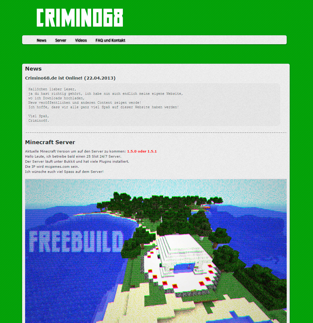 Website for Crimino68